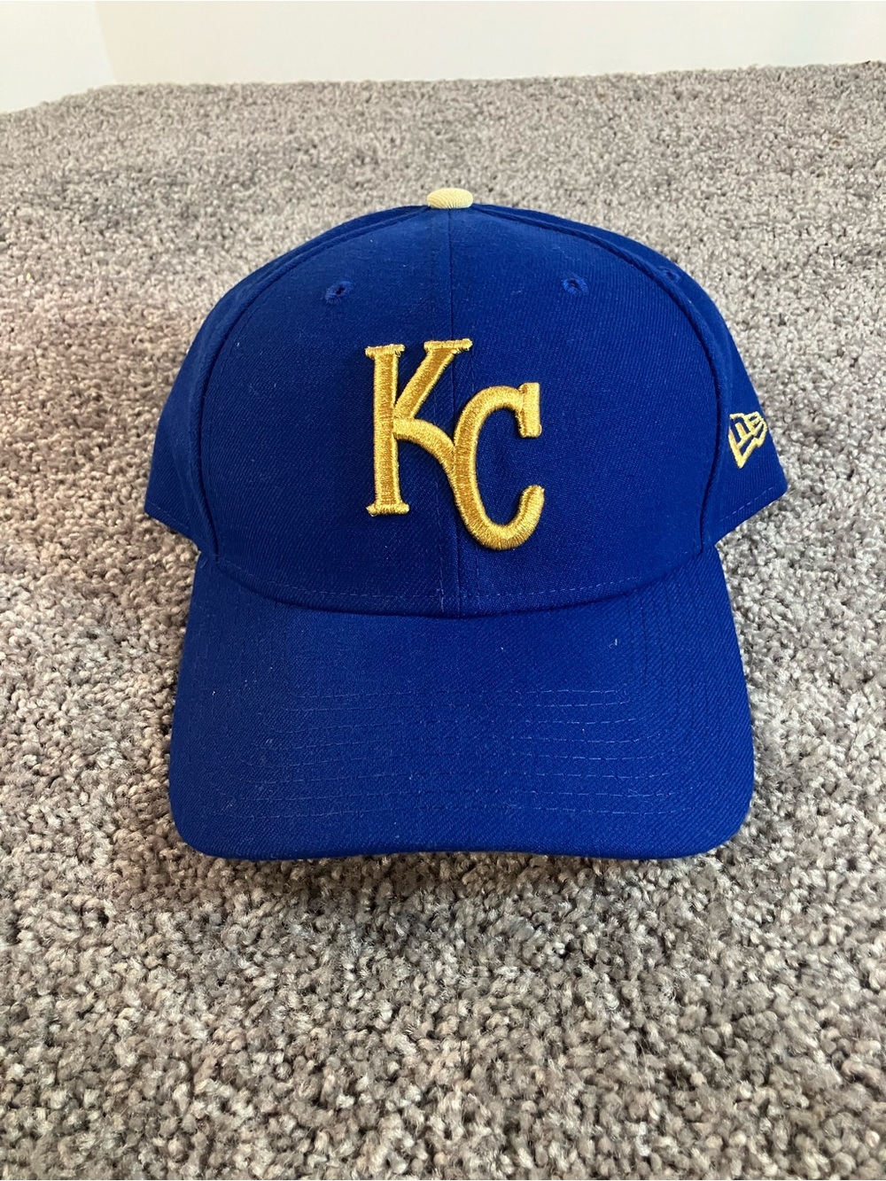 Kansas City Royals MLB New Era Adjustable Hat Cap Gold